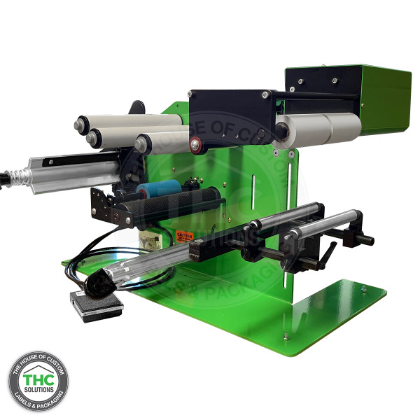 THC Roll-On Pro Label Applicator with 7" Wide Option for Round Product