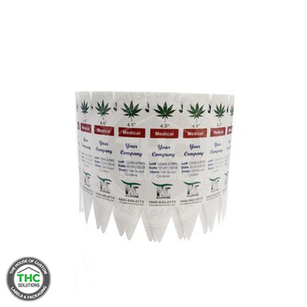 THC HIGH-REZ Horticulture Color Printer Stakes Printed Sample