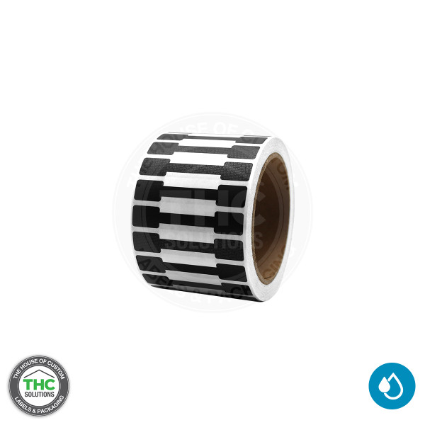 Generic Tamper Evident Void Labels - Black - 2.75" X 0.5"