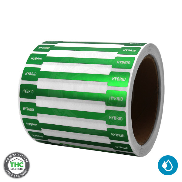 Hybrid Tamper Evident Void Labels - 4" X 0.5" (Large)