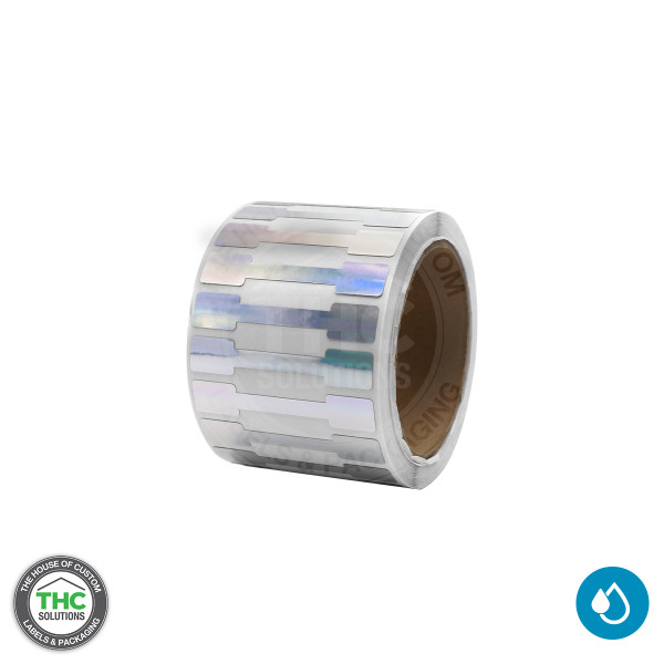 Blank Generic Holographic Void Tamper Evident Labels - 2.75" X 0.5" (Small)