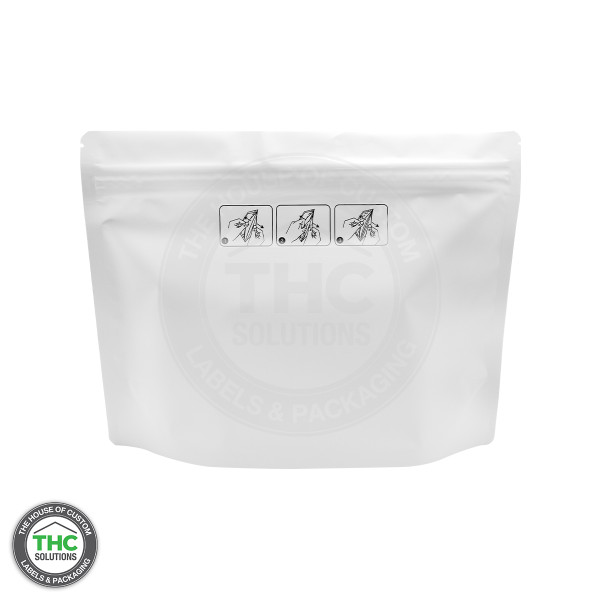 White Front view of Bag