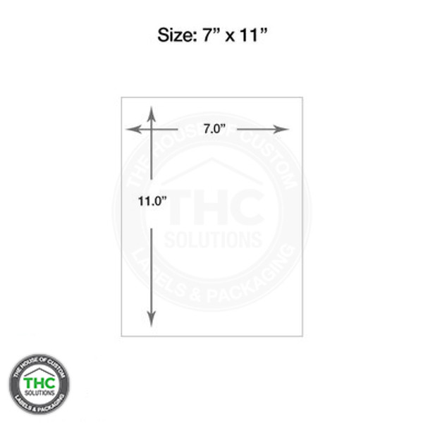 7" x 11" Laser Printable Signs 100p/pk