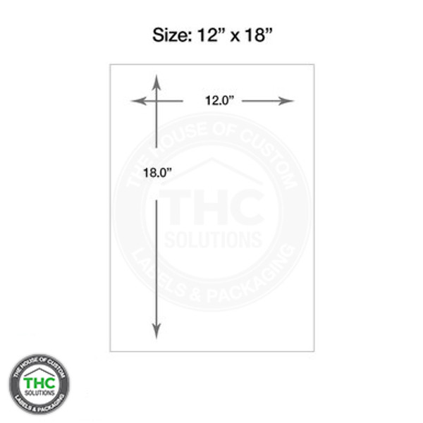 12" X 18" Laser Printable Sign