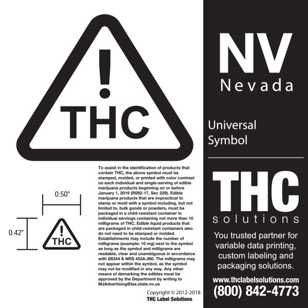 NV - Nevada Symbol THC Solutions free download