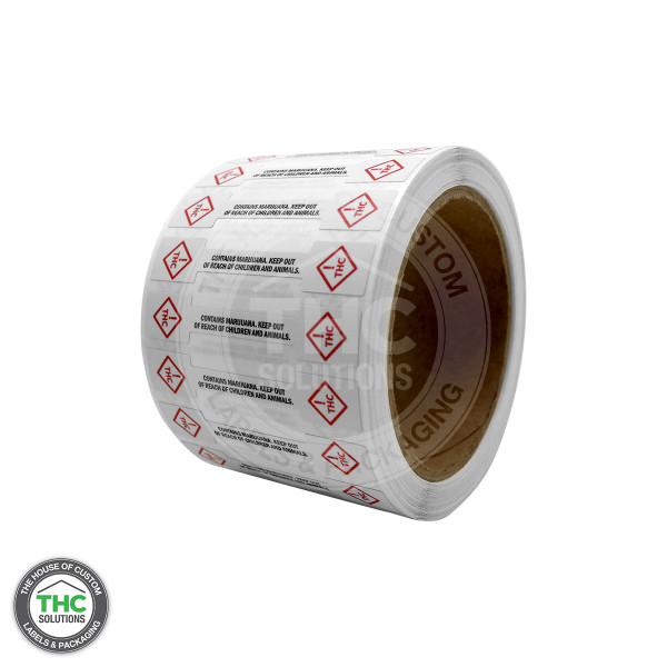 Florida Tamper Evident Void Labels - 2.75" X 0.5" - (Small)