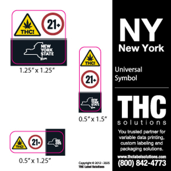 Cannabis Universal Symbol New York, Free Printable